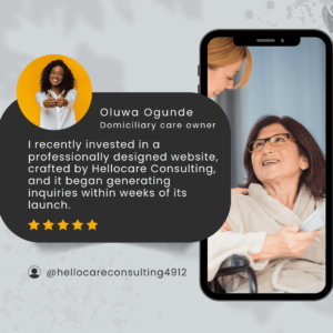 Professional Care Website for home care providers